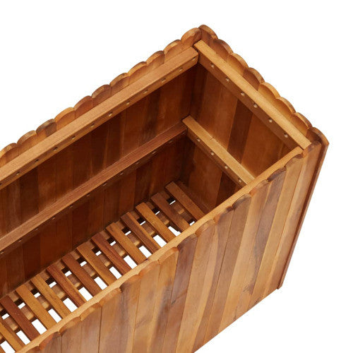 vidaXL Raised Garden Bed Raised Flower Bed Raised Garden Box Solid Acacia Wood