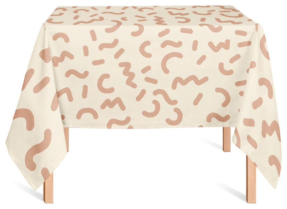 Funky Squiggles 58x102 Tablecloth