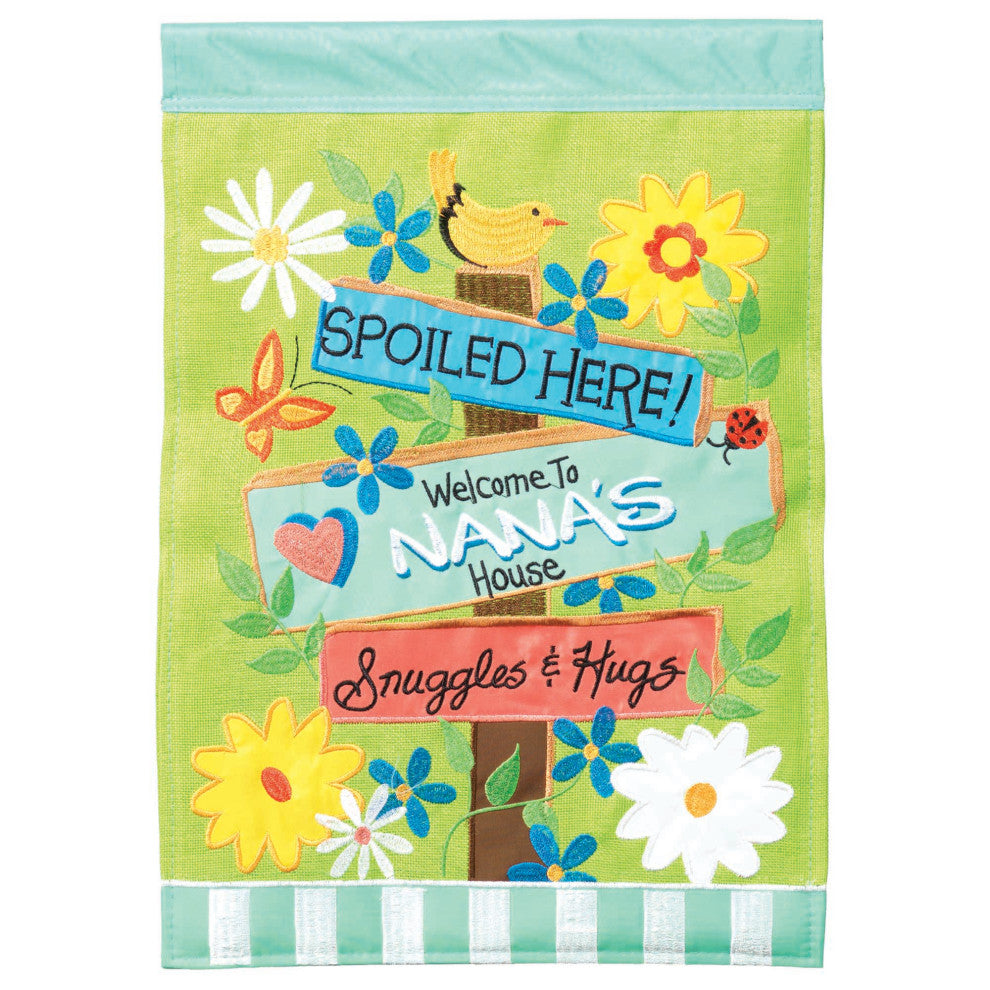 Flag Welcome To Nanas House 13x18