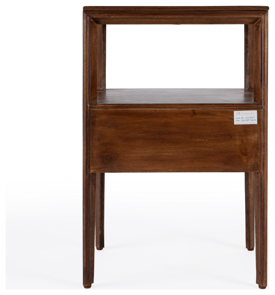 Vardo 1 Drawer Cane Nightstand