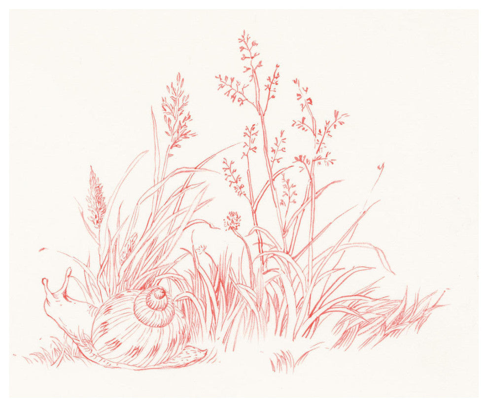 "Farm Nostalgia Flowers VI" Digital Paper Print by Danhui Nai, 26"x22"