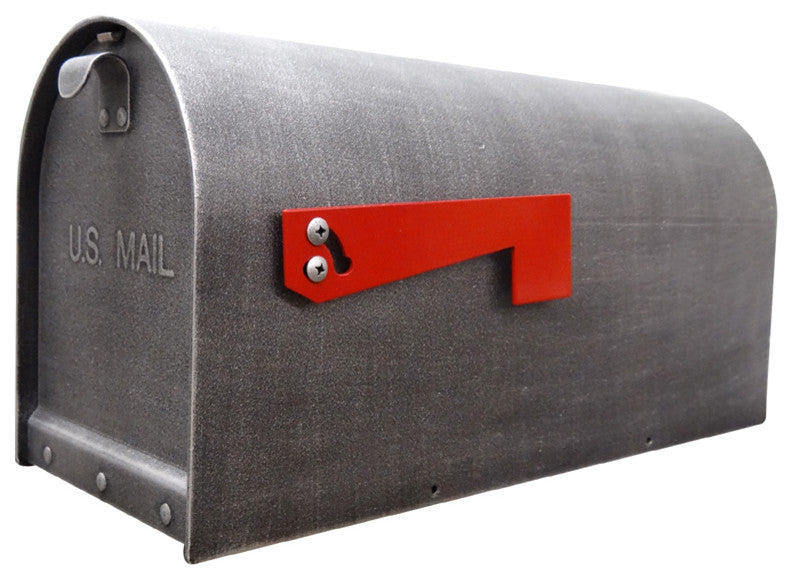 Titan Steel Curbside Mailbox, Swedish Silver