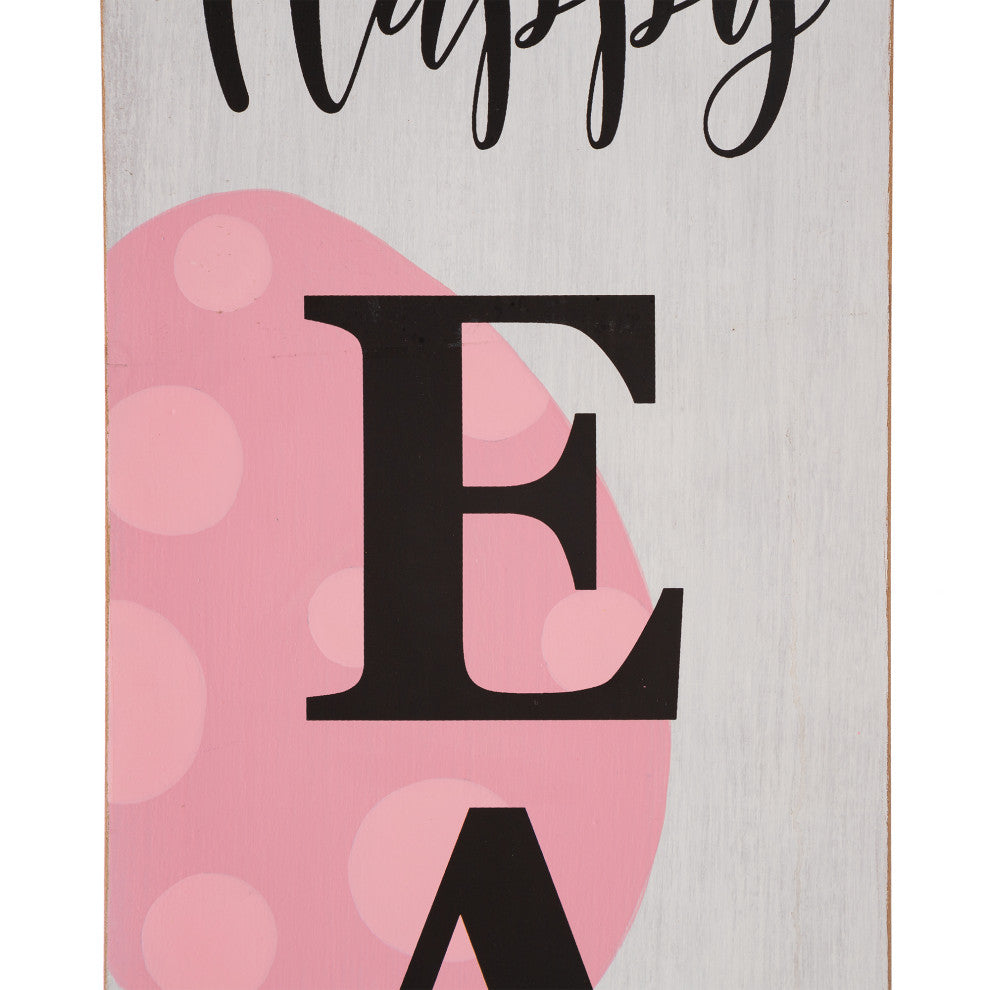 42"H Wooden "HAPPY EASTER" Porch Sign