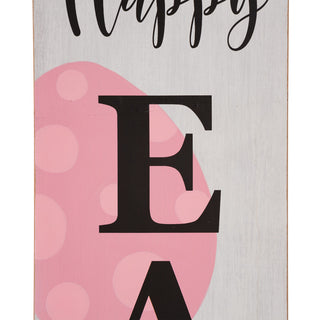 42"H Wooden "HAPPY EASTER" Porch Sign