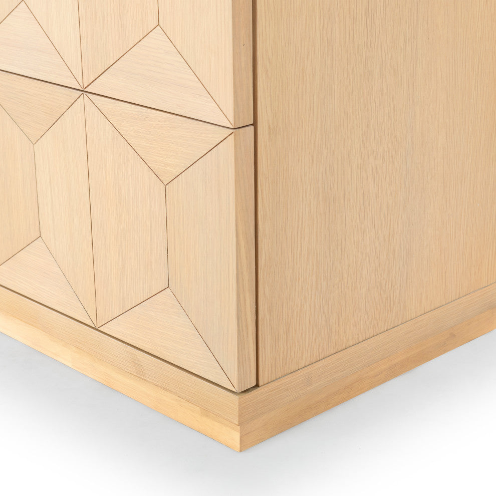 Safavieh Couture Deziree Wood 6 Drawer Dresser, Natural