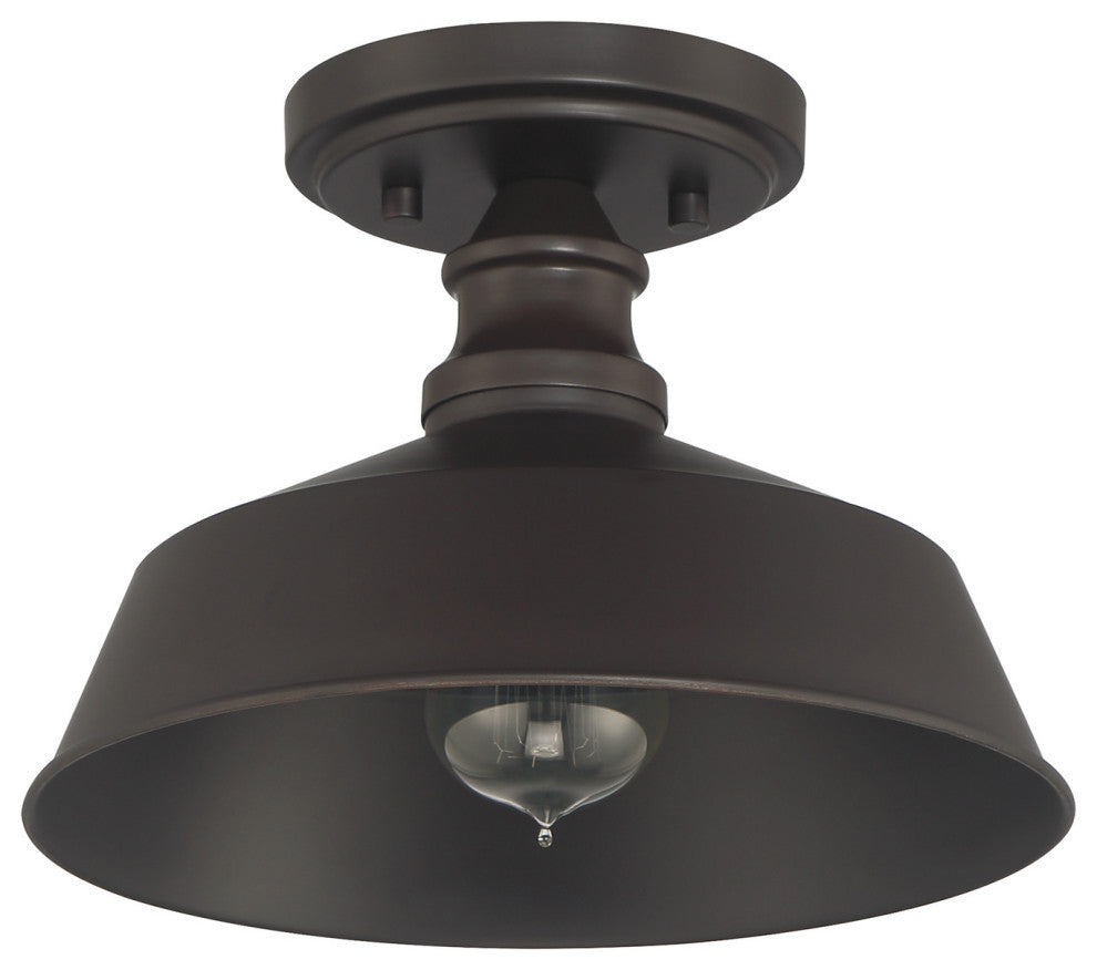 1-Light Ceiling Light, Oil Rubbed Bronze