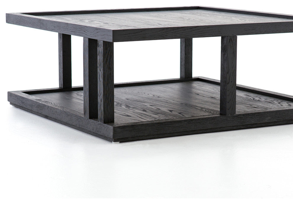 Charley Coffee Table-Drifted Black