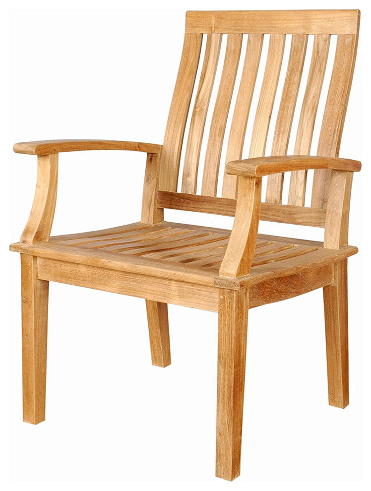 Anderson Teak Patio Lawn Garden Furniture Brianna Dining Armchair (Set of 2)