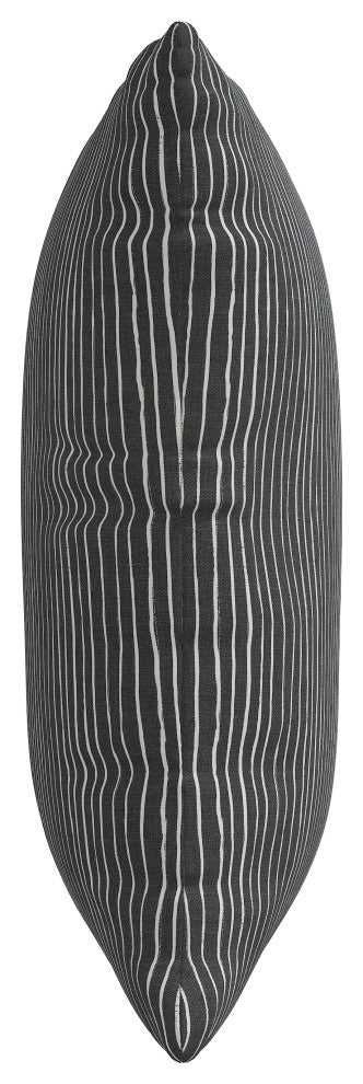 18" Decorative Pillow, Polyester Insert, Brush Stripe Ink
