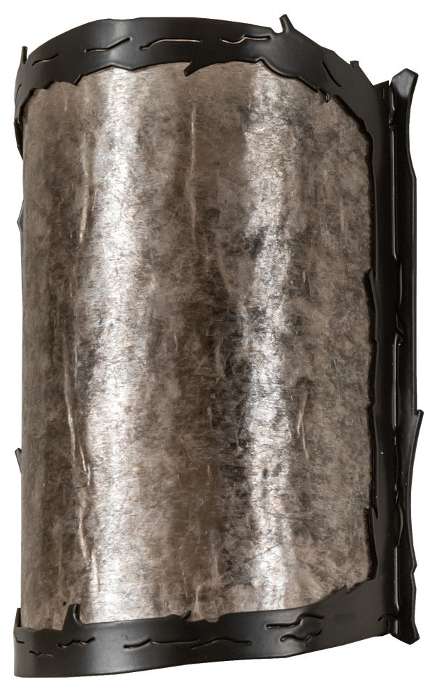 6 Wide Leaf's Edge Wall Sconce
