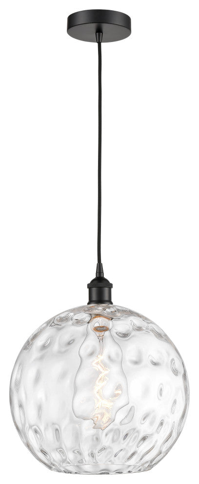 Innovations 616-1P-BK-G1215-12-LED 1-Light Mini Pendant, Matte Black