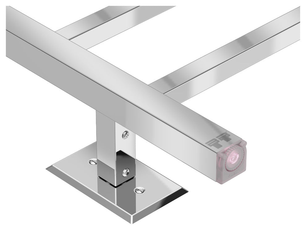 Cubic 6 Bar 21" Straight With PTSelect, Polished Stainless Steel