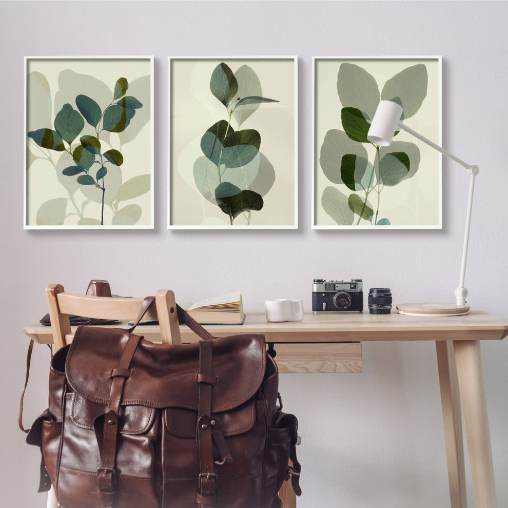 Modern Forest Plant Photography Overlapping Foliage Shadows,24 x 30