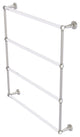 Pacific Beach 4 Tier 30" Ladder Towel Bar with Twist Accents, Satin Nickel