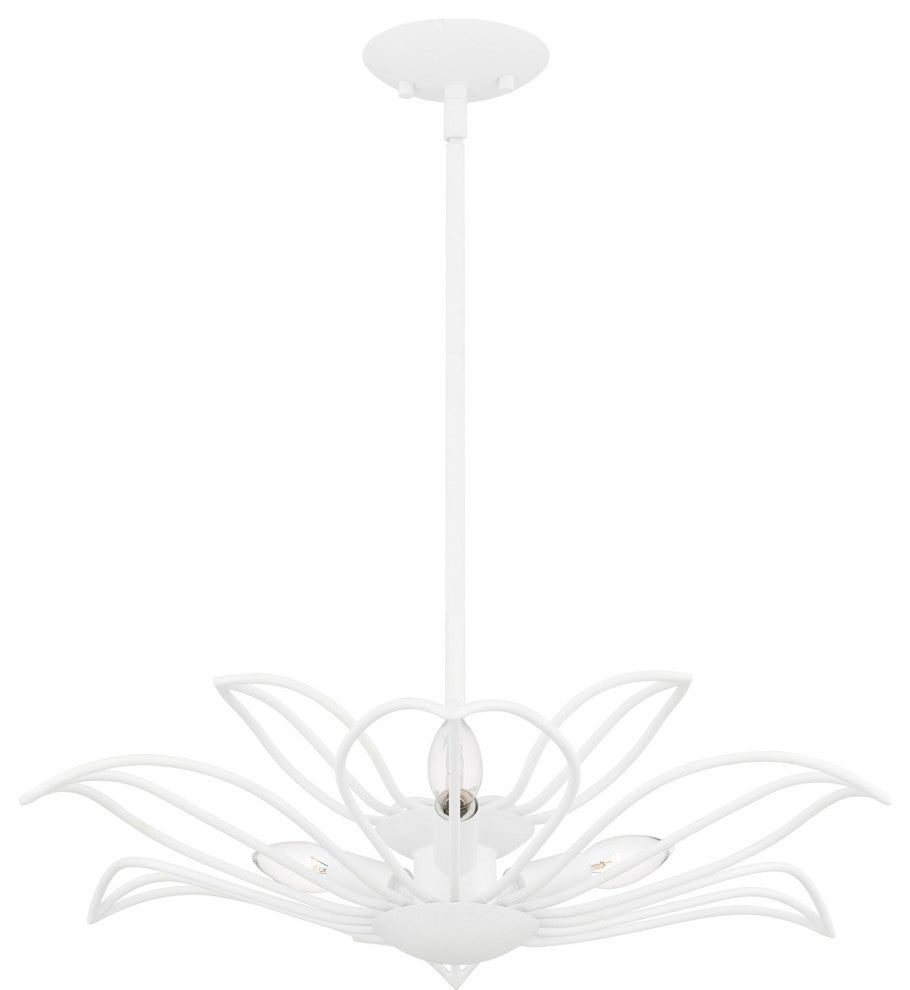 Quoizel TLH2822 Tallulah 3 Light 22"W Pendant / Converts to - Sand White