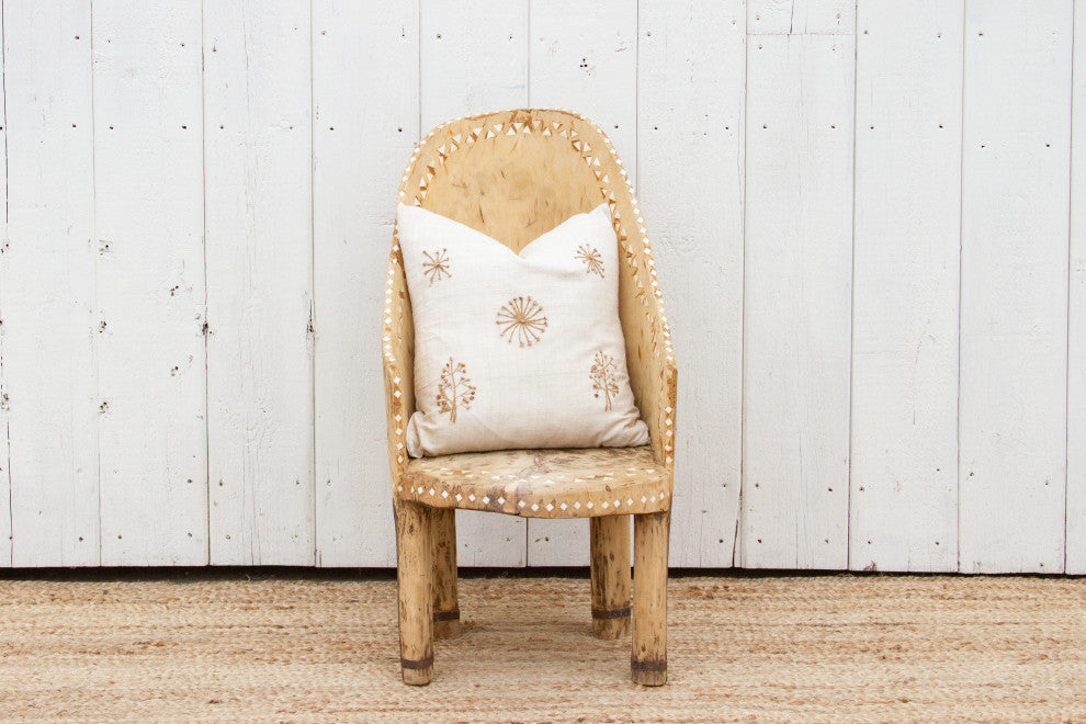 Antique Mother of Pearl Inlay Naga Chair