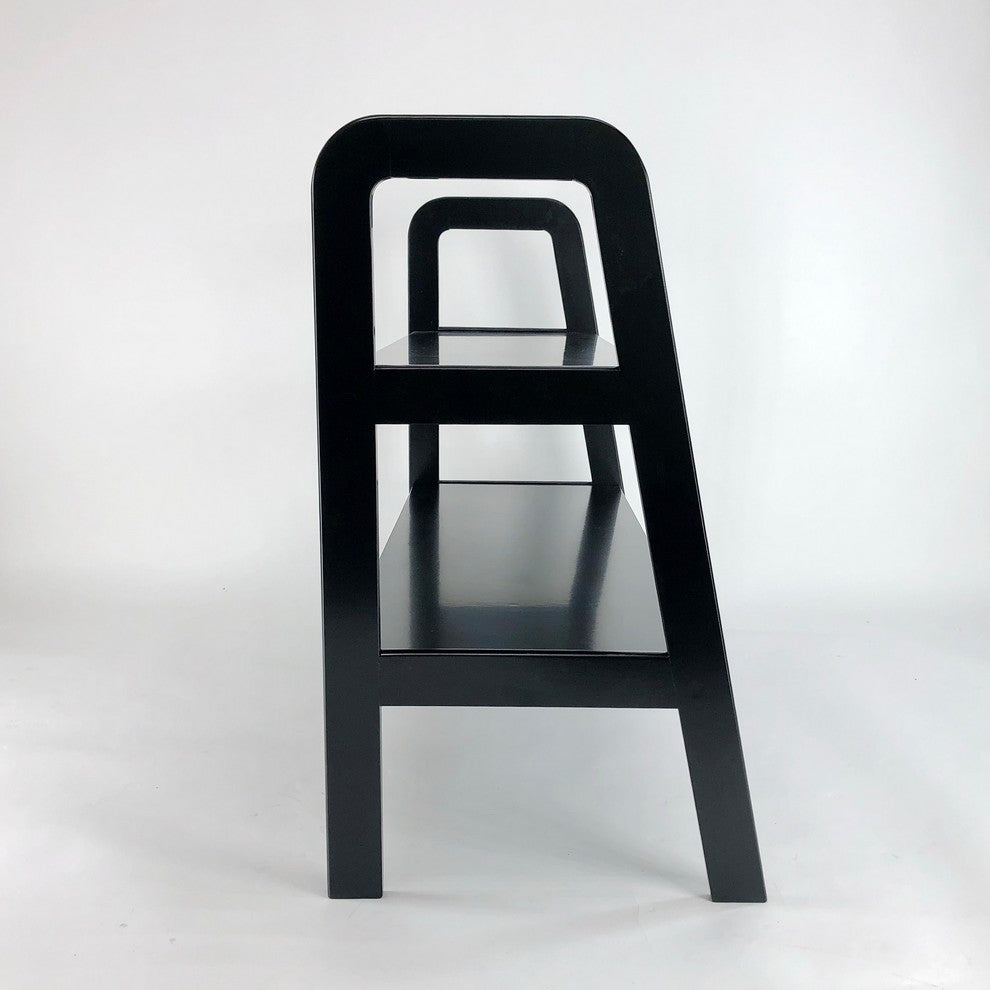Ladder TV Stand, Black