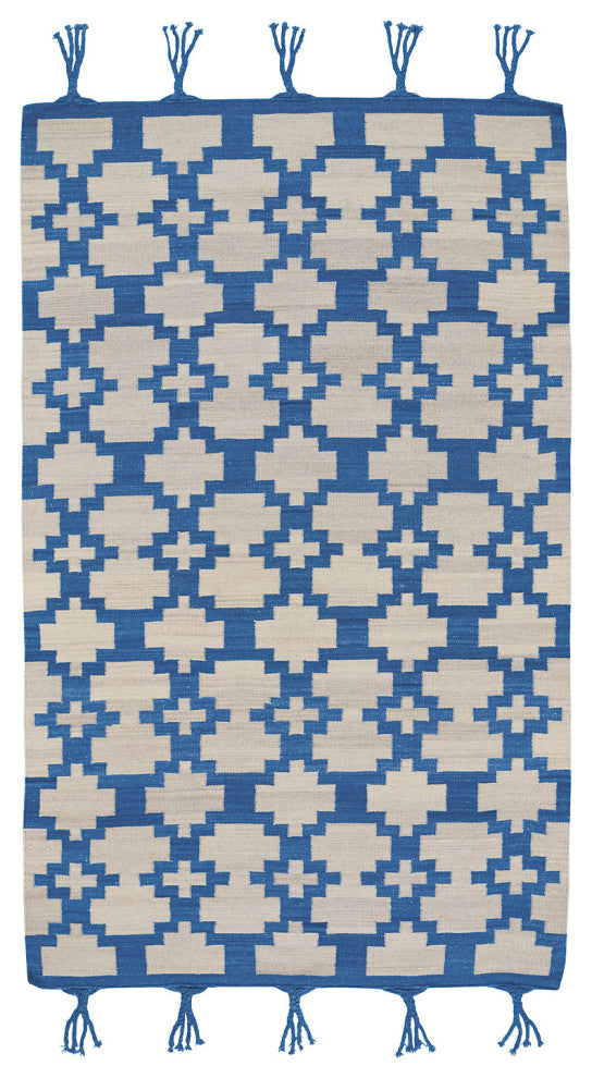 Capel Genevieve Gorder Hyland Blue 3643_400 Flat Woven Rugs - 8' X 11' Rectangle