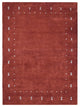 HAND KNOTTED LOOM SILK ECO-FRIENDLY RUGS-9'x12',Rectangle,Light Red,Contemporary