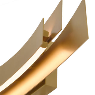 Candora Integrated LED Vanity Light, Brass, 36 Inches