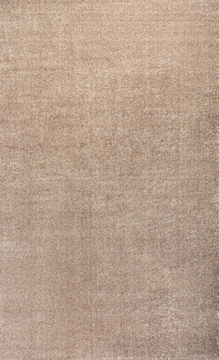 Haze Solid Low-Pile Beige 6 ft. x 9 ft. Area Rug