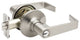 Keyed Entry Lever, Satin Stainless