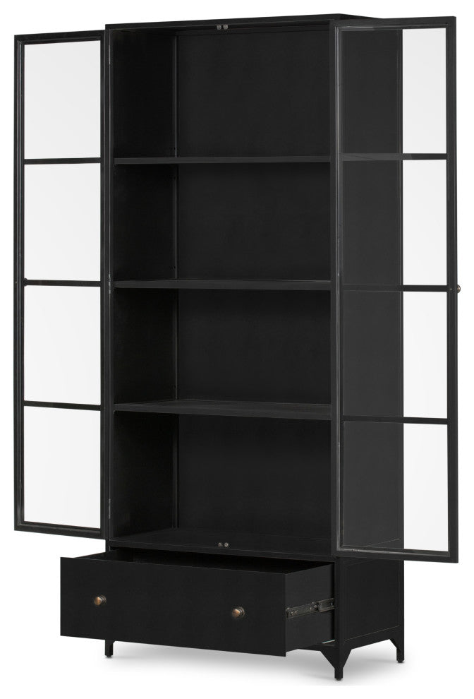 Shadow Box Cabinet-Black