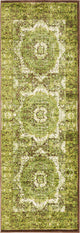 Unique Loom Light Green Lygos Imperial 2' 0 x 6' 0 Runner Rug