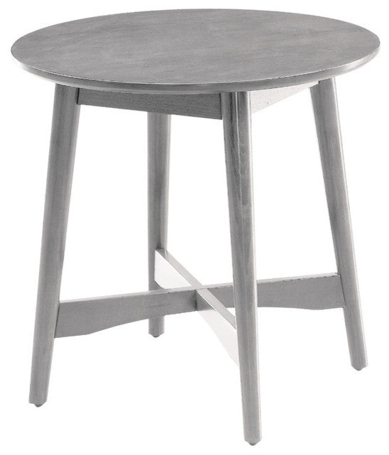 Mei Mid-Century Modern End Table, Gray