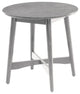 Mei Mid-Century Modern End Table, Gray