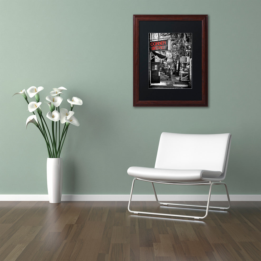 Philippe Hugonnard 'NYC Bistro' Matted Framed Art, 11x14