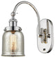 Bell Sconce, Polished Nickel, Silver Plated Mercury, Silver Plated Mercury