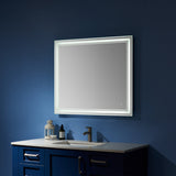 Rectangular LED Lighted Accent Bathroom/Vanity Wall Mirror, 36"