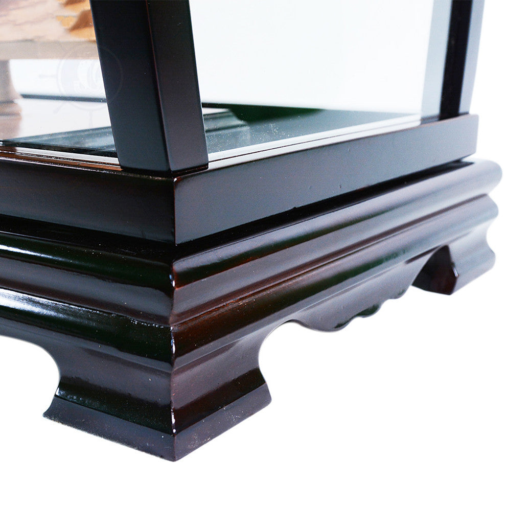 Table Top Display Case Handcrafted Wooden Display Case for Model Ships