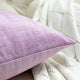 Serenta Textured Velvet Pillow Shell, Set of 4, Mauve Shadows