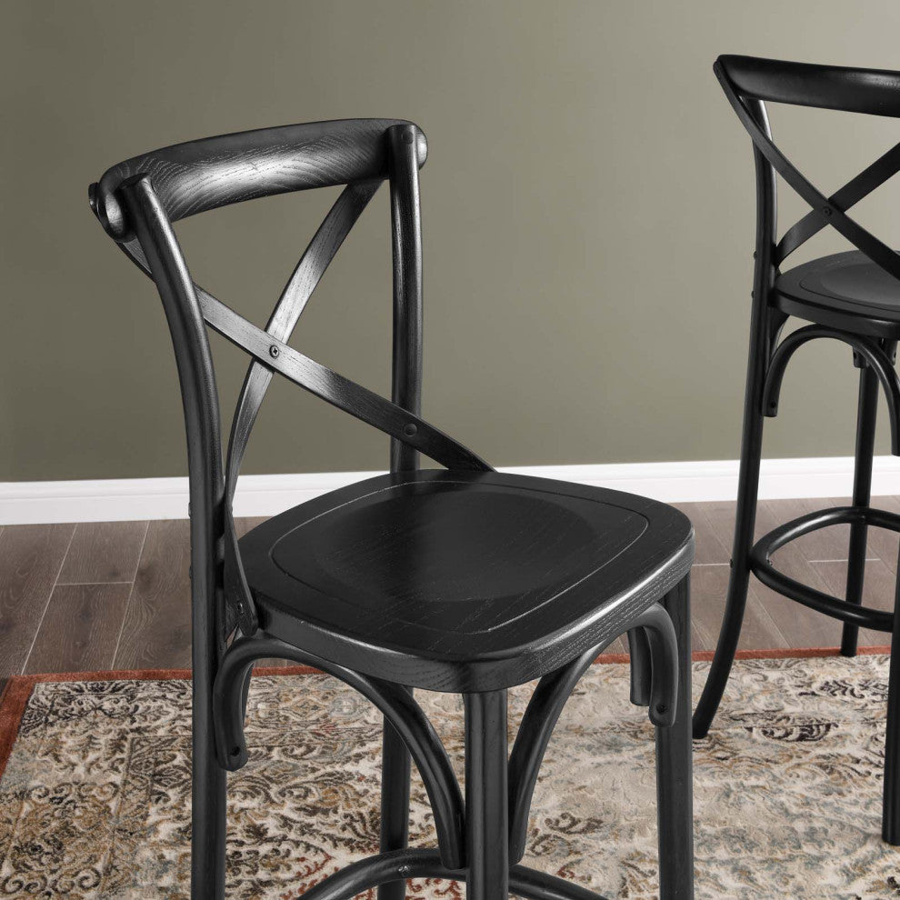 Gear Bar Stool, Black