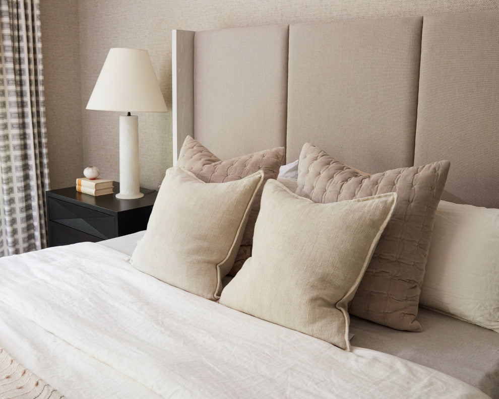 Jaipur Living Blanche Solid Cream Polyester Pillow 22"