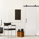 1 Panel Plank MDF Door, 48" X 84"