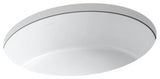 Kohler Verticyl Oval Under-Mount Bathroom Sink, White