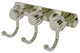 Mercury 3 Position Multi Hook with Smooth Accent, Polished Nickel