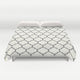 Geometric Patterned Duvet Cover, Queen