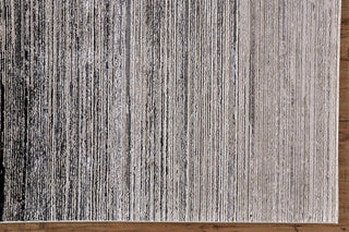 Weave & Wander Orin Rug, Black/Dark Gray, 6'7"x9'6"