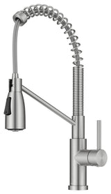 KRAUS Coda Commercial Style 2-Function 1-Handle Pull Down Kitchen Faucet, SFS