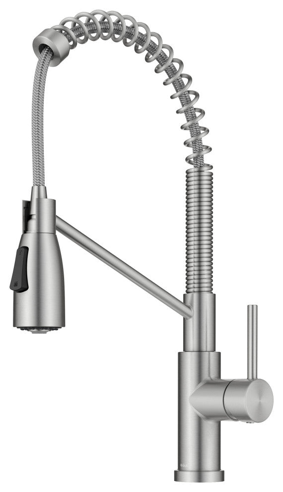 KRAUS Coda Commercial Style 2-Function 1-Handle Pull Down Kitchen Faucet, SFS