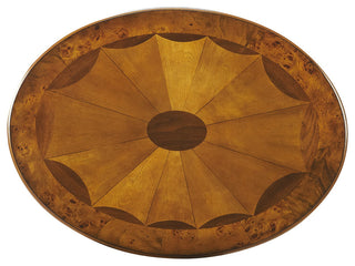 Butler Jeanette Olive Ash Burl Oval Accent Table