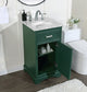 Amber Single Bathroom Vanity, Blue, Green, 19"