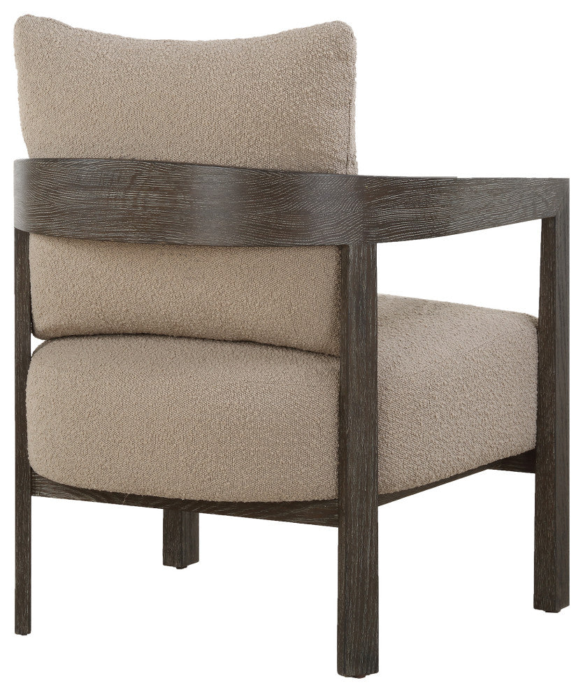 Uttermost Sienna Sand Fabric Accent Chair