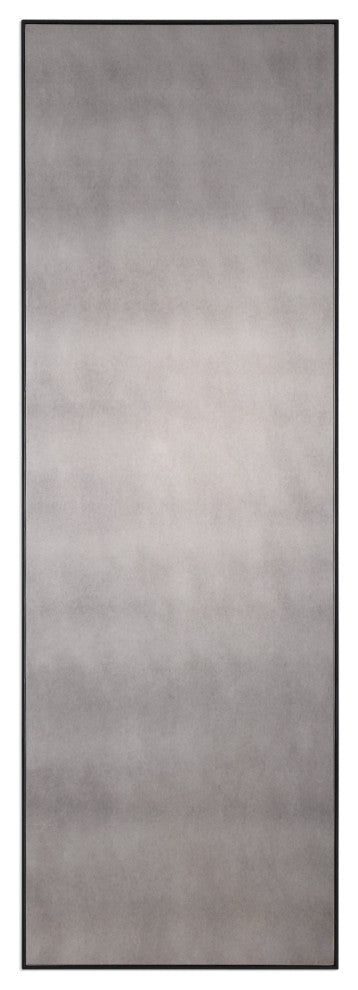 Uttermost 09153 Burwell 24" W x 72" H Rectangular Framed Bathroom - Aged Black