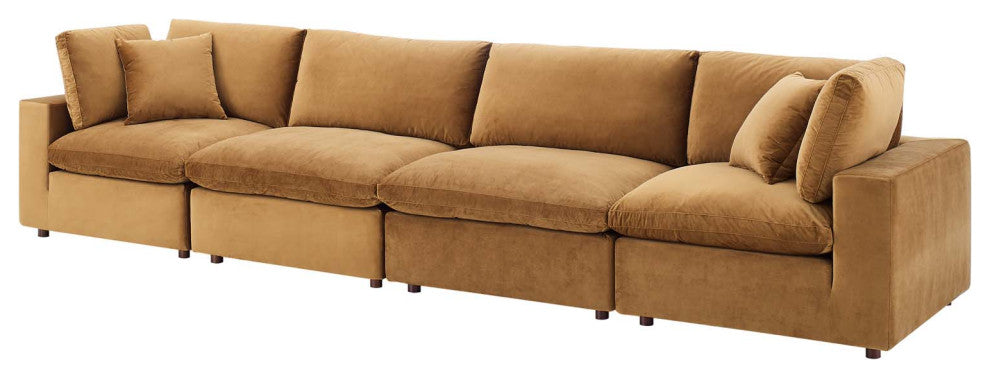 Sofa, Velvet, Brown, Modern, Living Lounge Room Hotel Lobby Hospitality