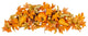 36" Fall Maple Leaf Swag With Pumpkin